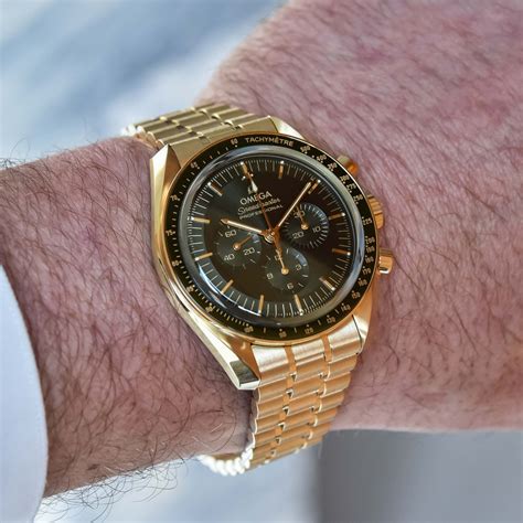 omega speedmaster moonshine gold green dial|omega speedmaster moonwatch.